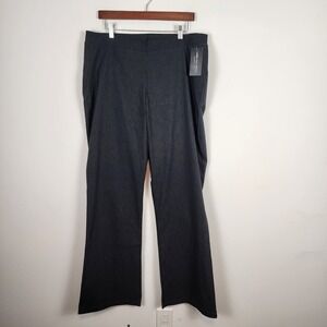 Long Tall Sally NWT Wide Leg Gray Pull On‎ Dress Pants 36" Inseam Women Size 16